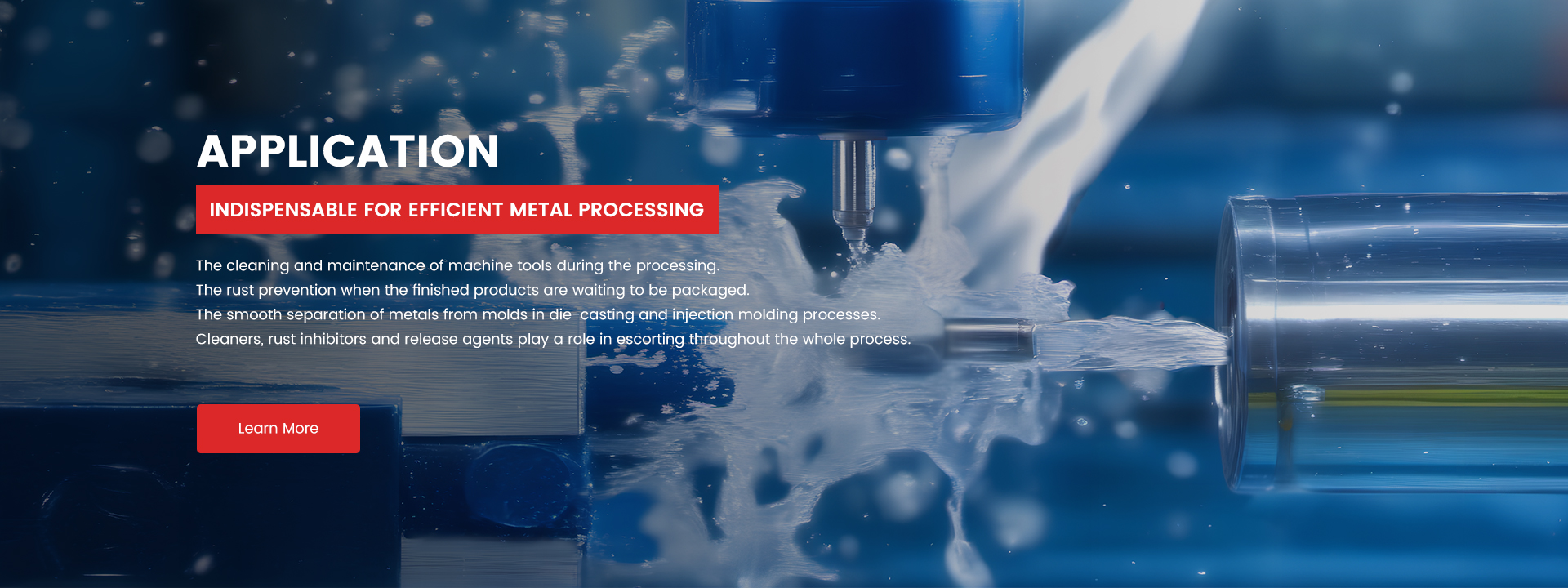 ឈុតកម្មវិធីវត្ថុរាវលោហៈជាមួយដំណើរការសម្អាតការបោះត្រាដោយមេកានិចបង្ហាញពីតួនាទីរបស់វាក្នុងការផលិត