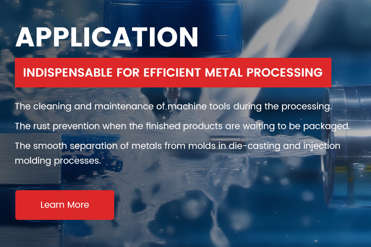 ផ្នែកដែកឧស្សាហកម្មត្រូវបានសម្អាតដោយប្រព័ន្ធបាញ់ថ្នាំដោយស្វ័យប្រវត្តិជាមួយនឹងកម្មវិធីរាវជាក់លាក់