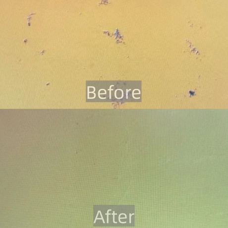 F&oslash;r og efter sammenligning p&aring; waferoverfladen Viser effektiv midlertidig fjernelse af voksrester og opn&aring;else af renhed p&aring; ppb-niveau for restfri optikrensning_553_553.png